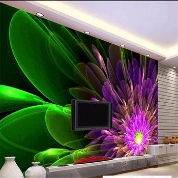 individualizuotos fono paveikslėlį spalvingas specialiųjų efektų abstrakčiai mados gėlių TV foną, sienos popieriaus apdailos, dažymo, namų dekoro freskos