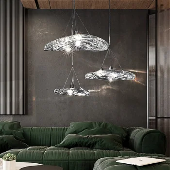 Italijos naujo dizaino šviestuvo restoranas miegamojo lovos baras, stalo lempa, drabužių parduotuvė aparatūros stiklo kūrybos apdaila