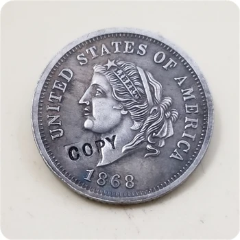 JAV 1868 $5 Dual Pavadinimas $5-25 Frankų Modelius KOPIJUOTI MONETOS