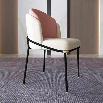 Juodos Kojos Dizaineris Valgomasis Kėdė Prabanga Modernus Stalo Atsipalaiduoti Valgomojo Kėdės, Miegamajame Patogi Sillas De Comedor Namų Baldai