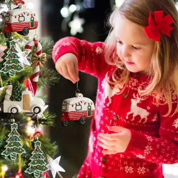 Kalėdų Pakabukas Kalėdų Medžio Pakabukas Lango Kabo Pakabukas su Virvelę Daugkartinio naudojimo PVC Kalėdų Vainikas Atostogų Šalies Prekių