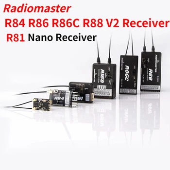 Karšto Radiomaster R84 R86 R86C R88 V2 Suderinama 2.4 GHz Per 1KM SBUS Nano Imtuvas Suderinamas FrSky D8 TX16S Paramos Grąžinimo RSSI