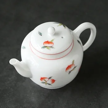 Keramikos Arbatinukas Namų Keramikos Arbatinukas Keramikos Arbatinukas Filtras Kung Fu Arbatos Teaware Paprastas Kinijos Balto Porceliano Vieną Arbatos Virdulys