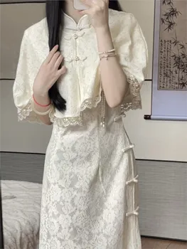 Kinijos Vasaros Tradicinės Kinų Cheongsam Suknelė Moterims, Merginoms Retro Qipao Bodycon Gėlių Tvarstis Vintage Mados Ilga Suknelė