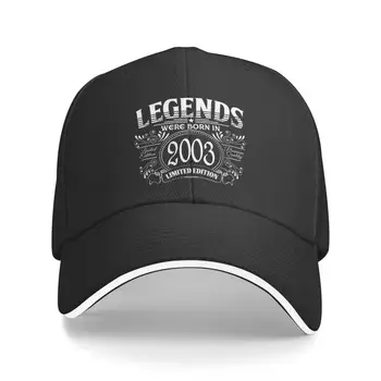 Klasikinis Unisex Legendos, Gimė 2003 Beisbolo kepuraitę Suaugusiųjų Reguliuojamas Tėtis Skrybėlė Vyrų, Moterų Apsaugos nuo Saulės