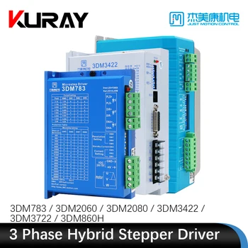 Kuray JSK 3Phase 3DM783 3DM860H 3DM2060 3DM2080 3DM3422 3DM3722 Skaitmeninis Stepper Motor Driver Rungtynės Su 57-130 Stepper Motor