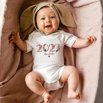 Kūdikių mergaitės, gimę 2023 m. babygrow rompers liemenė kūdikiui ligoninės grįžo namo aprangą pritaikytą bodysuit dovanos kūdikių