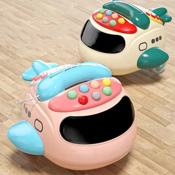 Kūdikių Žaislas-Telefonas Vaikams Nušvitimą Smegenų Žaislas Kūrybos Dovana Vaikams Kūdikių Telefono Žaislų, Animacinių filmų Imituojamas Interaktyvus Žaislas Dovana