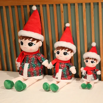 Kūrybinės Naujų Kalėdų Senelio Dovanų Princesė Skudurines Lėlės Pliušinis Žaislas Pagalvę Lėlės Nuraminti Vaikus Lėlės Mielas Kalėdų Renginį Dovanų Dekoravimas