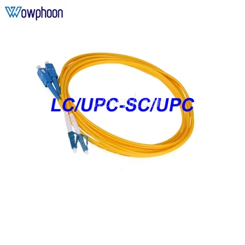 LC/UPC-SC/UPC Optinio Pluošto Patchcord Dvipusis SM Patch Cord Pluošto Jumper Simplex 2.0 MM FTTH Optinis Kabelis