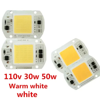 LED, COB Lempos Chip 30W 50W 110V Įvesties Smart IC Vairuotojo Tinka 