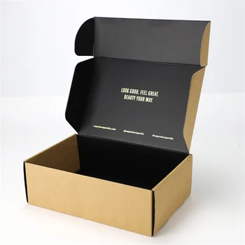 Logotipą kraft rudos spalvos eco-friendly laivybos langelį unikalaus dizaino paketas mailer dėžės