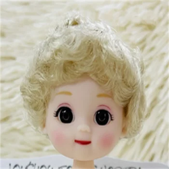 Lėlės Galva Tinka 13cm ar 16cm Bjd Lėlės su 3D Sumodeliuoti Akių Vaikų 