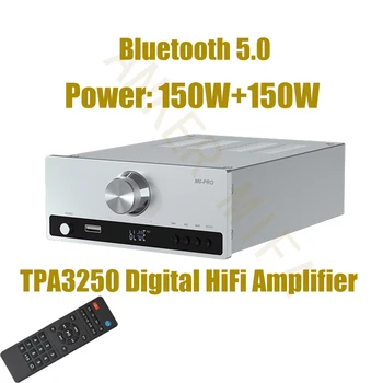 M6 TPA3250 2.1 Galia 260W Amp Pluošto Bendraašius USB Bluetooth Stiprintuvą Nuotolinio valdymo pulto D Klasės HiFi stereo Garso Stiprintuvas
