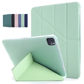 Mielas rudas Žalias iPad Pro 12 9 Byloje 3rd 4th Gen 2020 M. 2018 Multi-lankstymo Apversti Stovėti 