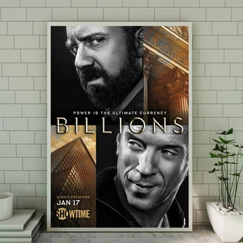 Milijardai TV Serialas Plakatas Filmą Drobės Plakatas Spaudinių Namų Puošybai Dažymas ( be Rėmelio )