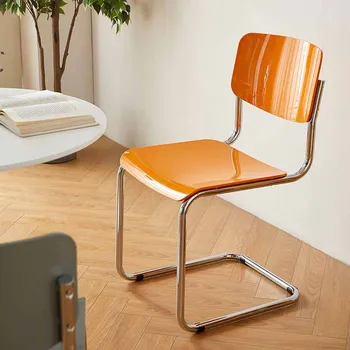 Minimalistinio Plastikiniai Virtuvės, Valgomojo Kėdės, Metalinės Patalpų Unikali Akrilo Kėdė Dizaineris Butas Silla Comedor Namų Baldai