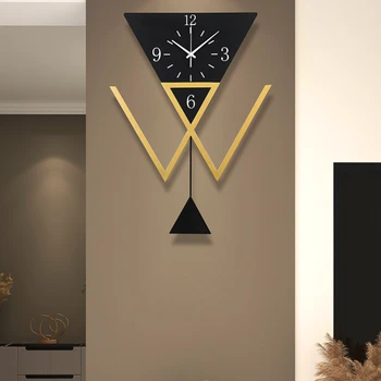 Modernaus Dizaino Sieninis Laikrodis Kūrybinė Asmenybė Mados Kambarį Sienos Kabo Laikrodis Meno Atmosferos Apdailos Sieninis Laikrodis