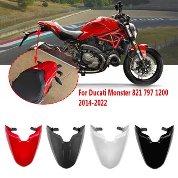 Motociklo Galinio Keleivio Pillion Sėdynės Padengti Sunku Sėdynės Gaubtas Kupra Už Ducati Monster 821 797 1200 2014 - 2022 Sėdynės Padengti Lauktuvės