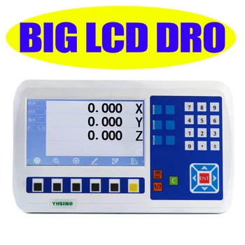 Multi-Language DIDELIS LCD DRO YH800 Skaitmeninis Ekranas Ekranas Nustatyti Tekinimo Malūnas CNC Stakles 2 3 4 5 Ašis