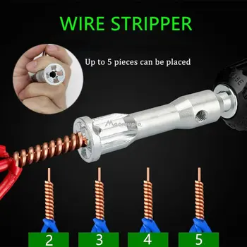 Multi-tool Susukti Kabelis Šveitimo Priemonė Sukimo Vertus, Automatinė Elektrikas Wire Stripper Artefaktas Įrankiai, Vielos Jungtis Jungtis