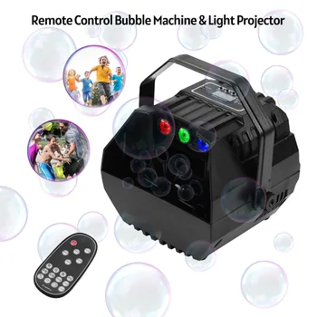 Muslady LED Burbulas Mašinos Garso Projektorius Įjungtas su U-formos Rankena Nuotolinio Valdymo Etape Vestuvių Dekoravimas Veikla
