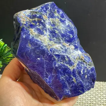 Natūraliai Mėlyname Sorda Akmuo Grubus Rūdos Kvarco Kristalo Mineralinių Pavyzdys Degaussing Papuošalai