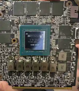 Naudojamas NVIDIA GeForce RTX 2080 8GB GDDR6 MXM MSI GT75 GT73 Titan MS-16L5 GT83 VAIZDO plokštės GPU MS-1W1E1