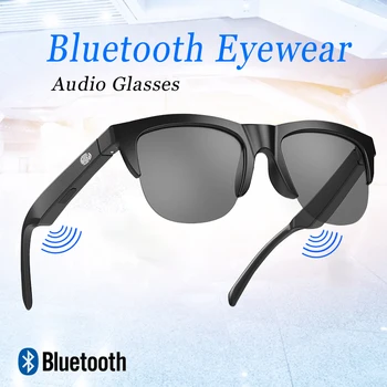 Naujas F06 Smart Bluetooth Akiniai Vyras Moteris Akiniai, Sportas Otdoor Muzikos Skambinant laisvų Rankų įranga-Anti-Mėlyna Akinius, akių Xiao Iphone
