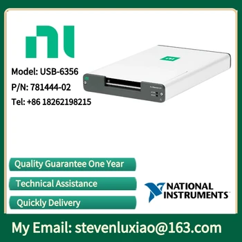 NI USB-6356 781444-02 8-taip, AI (16-bitų, 1.25 MS /s), 2-way AO (3.33 MS /s), 24-būdas DIO, daugiafunkcinis USB I/O įrenginį