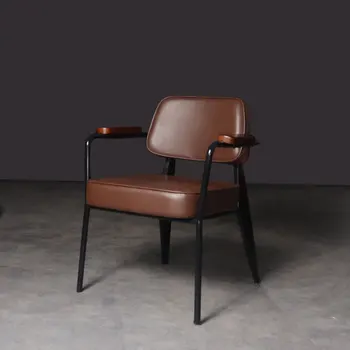 Odinis Prabanga Valgomojo Kėdės Black Metalo Kojos Pagalvėlės Patogi Ergonomiška Kėdė Dizaineris Šiuolaikinės Cadeiras Baldai