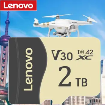 Originalus 2023 Lenovo SD 16GB 32GB 64GB Atminties Kortelės 10 Klasė TF, SD Kortelių 128GB 256 GB 512 GB 1 TB 2TB Telefono Drone Fotoaparatas