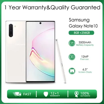 Originalus, Atrakinta Samsung Galaxy Note10 N970F N970U 4G Octa-core 6GB RAM 256 GB ROM 12MP 6.3