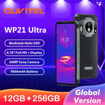 OUKITEL WP21 Itin Tvirtas Smartphone 12 GB 256 GB 9800mAh 66W Greitai Įkrauti Telefoną Gel G99 6.78
