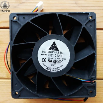 PFC1212DE 120mm 12V 4.8 12CM 120mm aušintuvas ventiliatorius Bitcoin GPU Miner GPU Atveju ANTMINER S9 ETH Ethereum kasybos Rėmo atveju įrenginys