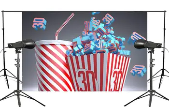 Pilkas Fonas kartu su dėžute, Pilnas 3D su Cola Fotografijos Fone Studija Rekvizitai Sienos Kino Fone Sienos 7x5ft