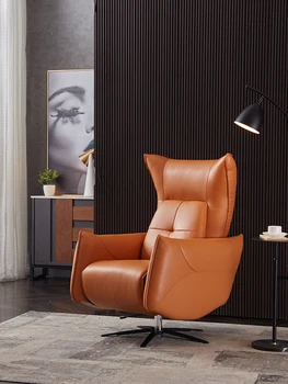 Pirmosios klasės vietos odos kėdės, modernaus minimalistinio kambarį, daugiafunkcinis kabina, elektrinis vienas asmuo, italijos sofa, loun