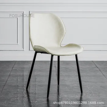 Pokylių Kėdės Atlošas Valgomojo Kėdės Šiuolaikinių Studijų Geležies art Hotel Kėdė italijos Namų Minkštas Krepšys Kėdė Virtuvės Baldai Fotelis