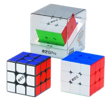 QiYi Magnetinio Magiškasis Kubas 3x3x3 PRO Profesinės 3x3 Magnetas Greičio Įspūdį 3×3 Vaikų Žaislas Konkurencijos Cubo Magico Dovana Žaislas