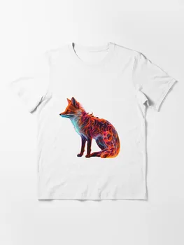 Red Fox, pagaminti iš Plazmos 2023 naujas mados spausdinti tees drabužiai moterims