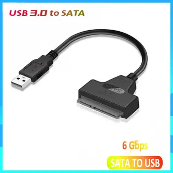 Sata Į USB 3.0 Adapteris, Laidas USB Į SATA 3 Kabelių instaliavimo 22 Pin 2.5 Inche Išorinis HDD SSD Kietąjį Diską Kompiuterio Jungtis Tinka