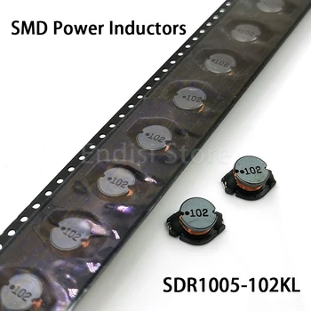 SDR1005-102KL 1mH 1000uH 300MA 12.7*10*5 mm SMD Galia Induktyvumo ritės