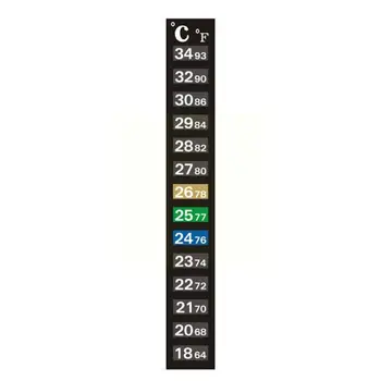 Skaitmeninis Akvariumas Namuose Klijuoti ant Termometro Žuvų Bakas Skalę Temperatūros Spalvą Dual Priemonė, C/F StripAdhesive Accessor Sti C4A2