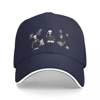 Skeleto Įgulos Beisbolo kepuraitę Naują Skrybėlę nuo Saulės Bžūp Paplūdimio Krepšys Hood Hat Vyrų Moterų