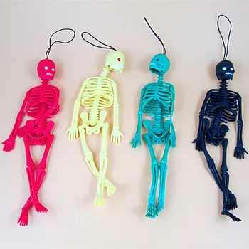 Sudėtinga Baisu Žmogaus Skeletas Žmogaus Kūno Kaulai, Modelis Mini Pav Juokinga Gudrybės Keychain Dekoras Vaikų Išdaiga Helovinas Žaislai