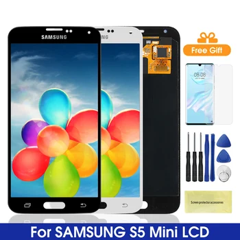Super AMOLED S5 mini Ekranu, Samsung Galaxy S5 Mini G800 G800F G800H Lcd Ekranas Jutiklinis Ekranas Digitiser Asamblėjos Plokštės