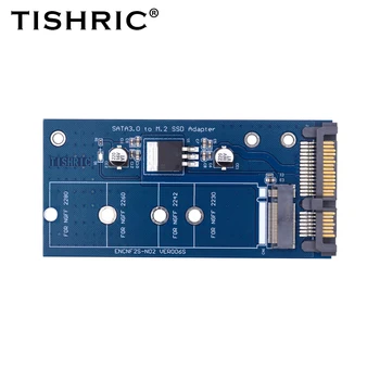 TISHRIC M. 2 NGFF SATA Adapteris Msata SSD Su SATA 3.0 2.5 