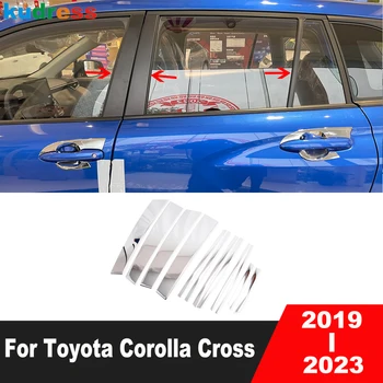 Toyota Corolla Kryžiaus 2019 2020 2021 2022 2023 Nerūdijančio Windows Centre Ramstis Apima Apdaila B C Stulpelyje Po Juostų Priedai