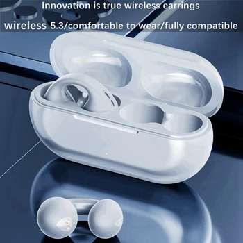 TWS Belaidės Ausinės Bluetooth su Įkrovimo Atveju Triukšmo Panaikinimo Stereo laisvų Rankų įranga Touch Kontrolės LED Ausinių Sporto Darbo