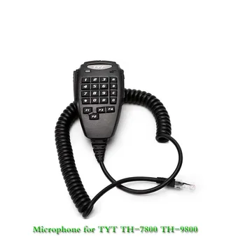TYT TR Garsiakalbis Mikrofonas TYT TH-9800 Plius Quad Band 50W Automobilį Judriojo Radijo ryšio Walkie Talkie Stotis
